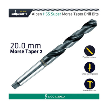 Alpen HSS Super 20mm Morse Taper 2 Shank - image 01