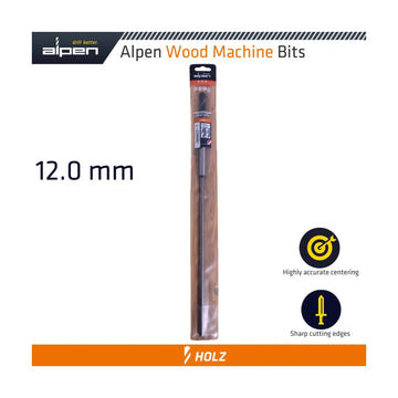 Alpen Wood Machine Drill Bit 12mm X 400mm - image 01