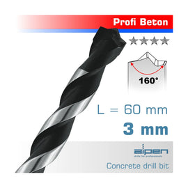 Alpen Concrete Profi Beton Drill Bit 3mm - image 01