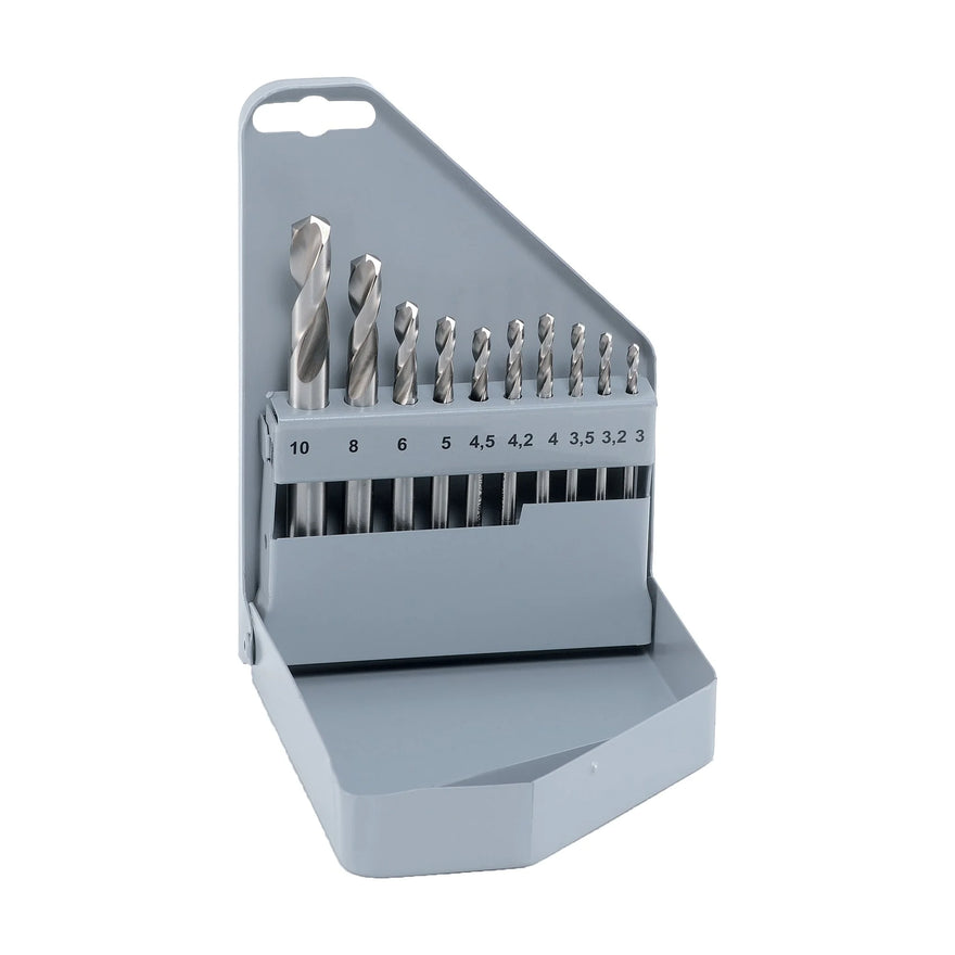 Alpen HSS Cobalt 10 Pcs Set Km Pz10 3 3.2 3.5 4 4.2 4.5 5 6 8 10mm - image 01