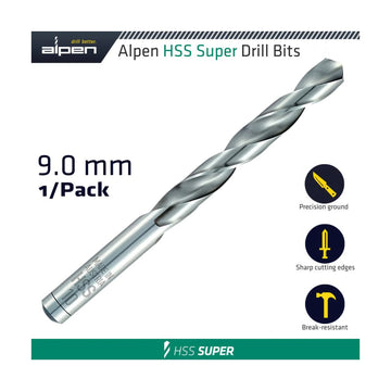 Alpen HSS Super Drill Bit 9mm - image 01