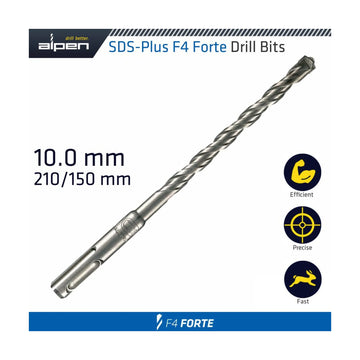Alpen SDS Plus Bit 210 X 150mm 10mm Bulk - image 01