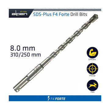 Alpen SDS Plus Bit 310 X 250mm 8mm Bulk - image 01