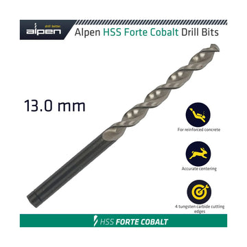 Alpen HSS Forte Cobalt Drill Bit 13mm - image 01