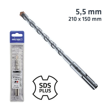 Alpen SDS Plus 210X150 5.5mm Hammer Bit Plastic Wallet - image 01
