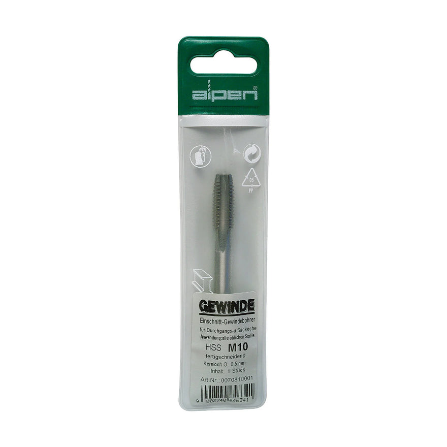Alpen Tap 10mm HSS In Pouch 1.5mm Pitch - image 01