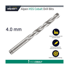 Alpen HSS Cobalt Din 338 4.0mm Bulk - image 01