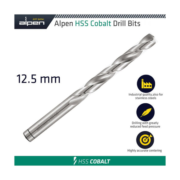Alpen HSS Cobalt Din 338 12.5mm Bulk - image 01