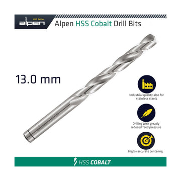 Alpen HSS Cobalt Din 338 13.00mm Bulk - image 01