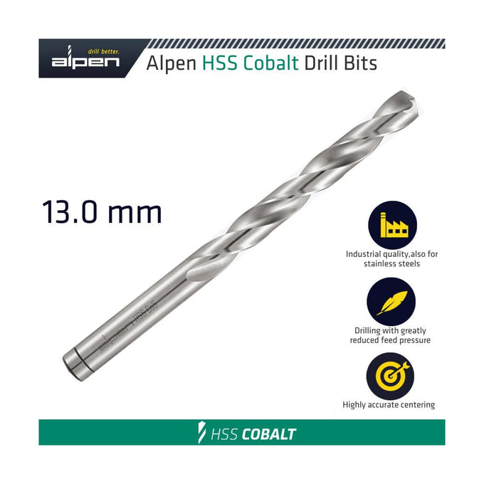 Alpen HSS Cobalt Din 338 13.00mm Bulk - image 01