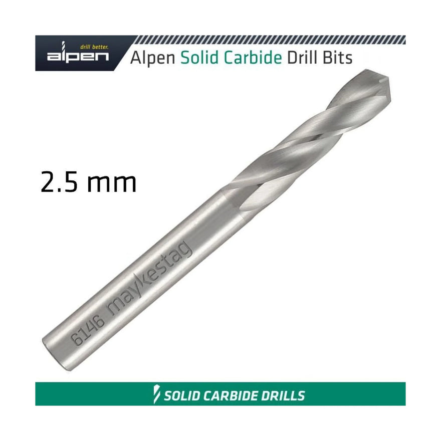 Alpen Solid Carbide Drill Bit 2.5 - image 01