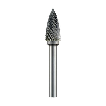 Alpen TC Rotary Burr 6mm Arc Pointed Nose For Hard Metals - image 01