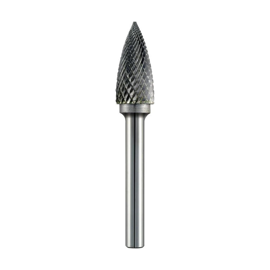 Alpen TC Rotary Burr 6mm Arc Pointed Nose For Hard Metals - image 01