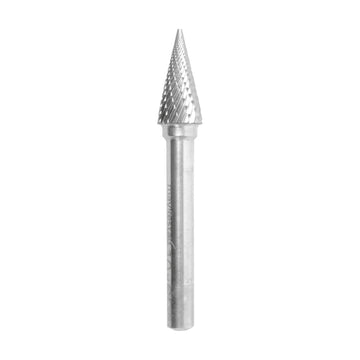 Alpen TC Rotary Burr 10mm Conical Pointed Nose For Hard Metals - image 01