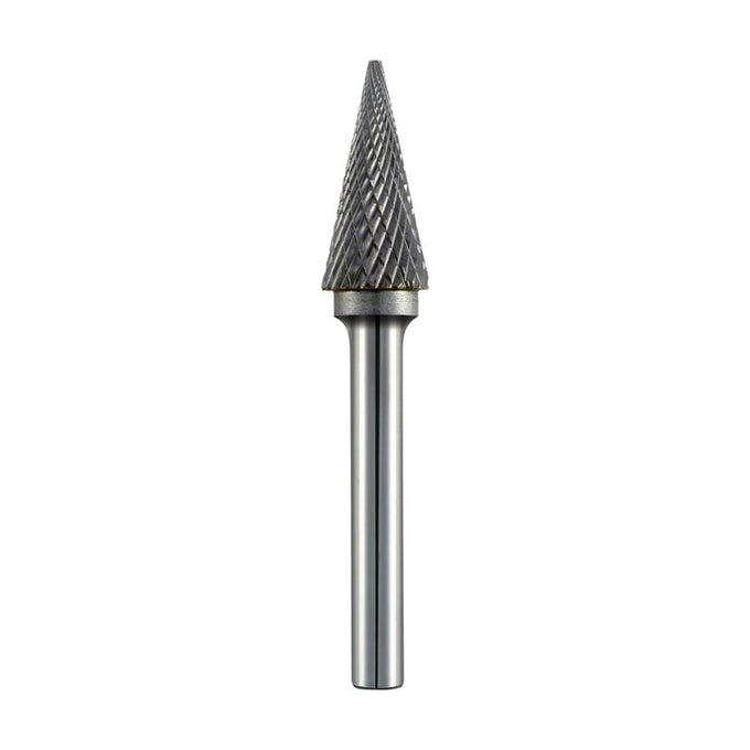 Alpen TC Rotary Burr 12mm Conical Pointed Nose For Hard Metals - image 01