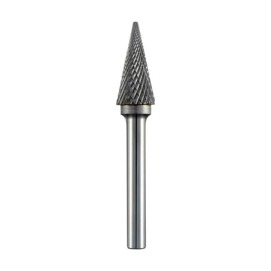 Alpen TC Rotary Burr 12mm Conical Pointed Nose For Hard Metals - image 01