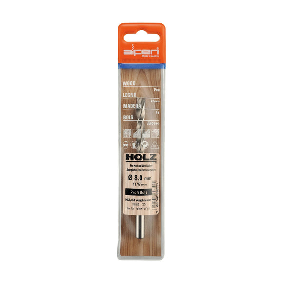 Alpen Wood Drill Bit Profi HSS 8mm - image 01