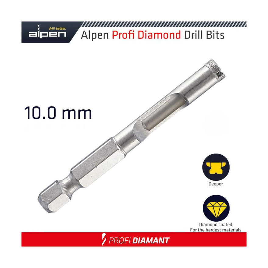Alpen Diamond Drill Bit 10mm - image 01