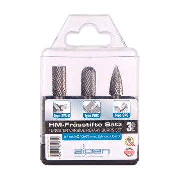 Alpen Tungsten Burr Set 3Piece - image 01