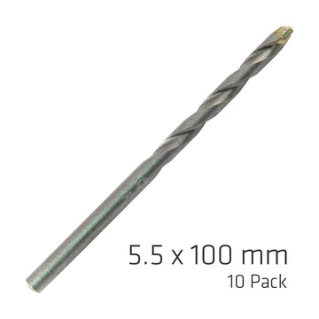 Alpen Masonry Drill Bit Long Life 5.5 X 100mm 10Pack - image 01