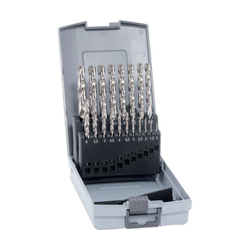 Alpen HSS Cobalt Drill Bit Set 19 Piece 1.0-10.0mm X 0.5mm In Plastc Case - image 01