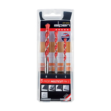 Alpen Multicut Drill Bit Set 3 Piece 5.6.8 mm - image 01