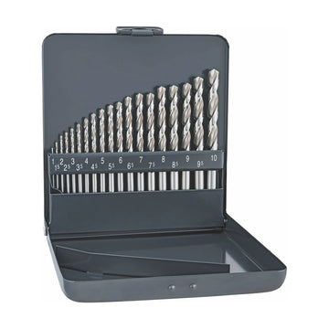 Alpen Pro Km19 HSS-G 1 -10 X 0.5mm Metal Case 135 Split Pnt Set 19 Pcs - image 01