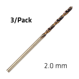 Alpen HSS Sprint Master  2.0mm X3 Sleeved Din338 Alpen Drill Bit - image 01