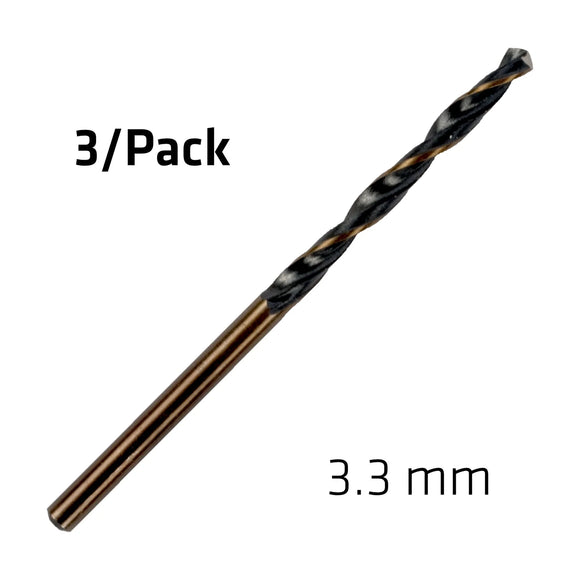 Alpen HSS Sprint Master  3.3mm X3 Sleeved Din338 Alpen Drill Bit - image 01