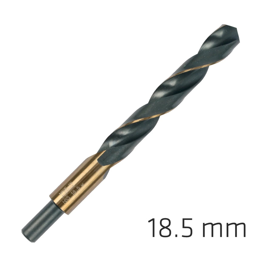 Alpen HSS Sprint Master 18.5mm Red Shank 12.5mm X1 Sleeved Din338 Alpen Dril - image 01