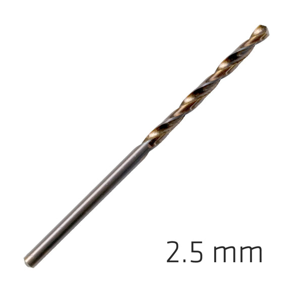 Alpen HSS Sprint Master 2.5mm 10-Pack Hang Tag Din 338 Alpen Drill Bits - image 01