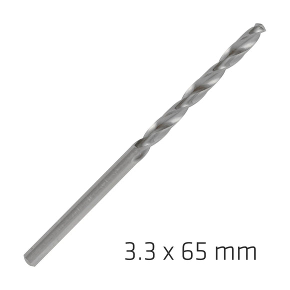 Alpen Pro HSS 3.3mm Drill Din 338 Rn 135 Split Point Plastic Wallet  ( - image 01