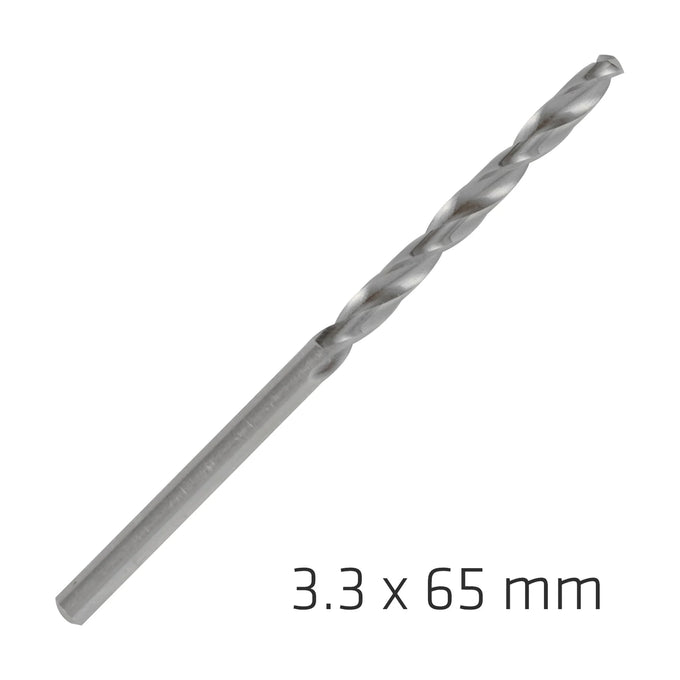 Alpen Pro HSS 3.3mm Drill Din 338 Rn 135 Split Point Plastic Wallet  ( - image 01
