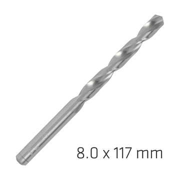 Alpen Pro HSS 8mm Drill Din 338 Rn 135 Split Point Plastic Wallet - image 01