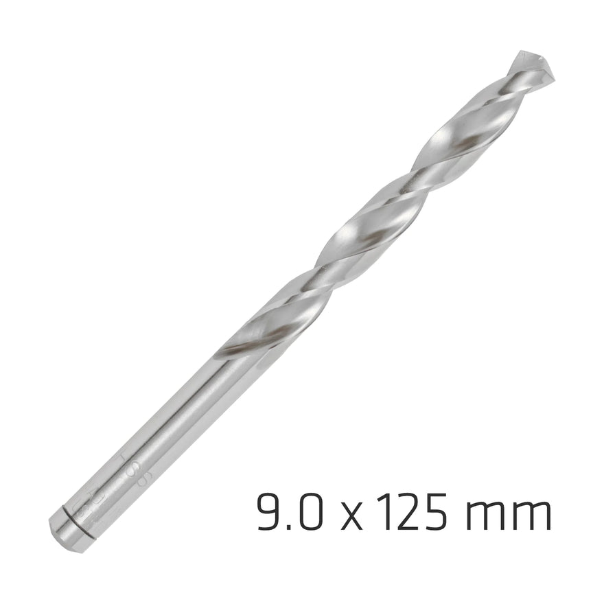 Alpen Pro HSS 9mm Drill Din 338 Rn 135 Split Point Plastic Wallet - image 01