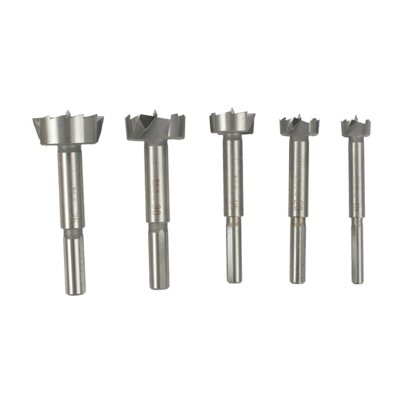 Alpen Set Forstner Drill Bit Sharp Shark 5-Tlg.15- 20- 25- 30- 35 - image 01