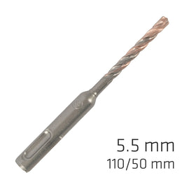 Alpen Force X 5.5 X 110/050 SDS-Plus Rebar Drill Bit X4 Cutting Edges - image 01