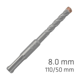 Alpen Force X 8.0 X 110/050 SDS-Plus Rebar Drill Bit X4 Cutting Edges - image 01