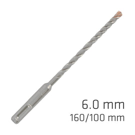 Alpen Force X 6.0 X 160/100 SDS-Plus Rebar Drill Bit X4 Cutting Edges - image 01