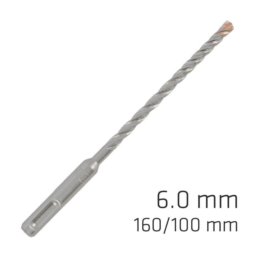 Alpen Force X 6.0 X 160/100 SDS-Plus Rebar Drill Bit X4 Cutting Edges - image 01