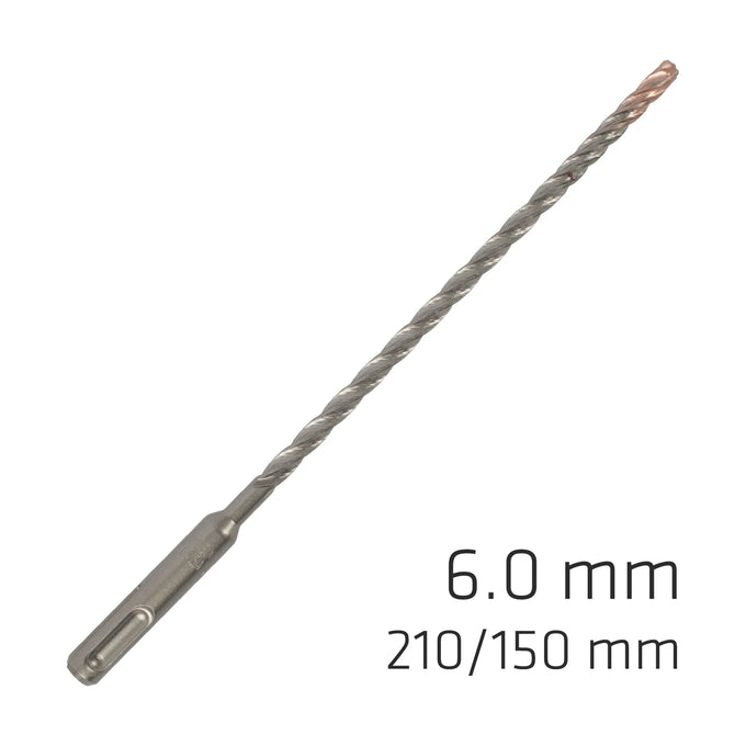 Alpen Force X 6.0 X 210/150 SDS-Plus Rebar Drill Bit X4 Cutting Edges - image 01