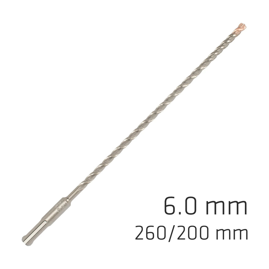 Alpen Force X 6.0 X 260/200 SDS-Plus Rebar Drill Bit X4 Cutting Edges - image 01