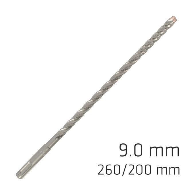 Alpen Force X 9.0 X 260/200 SDS-Plus Rebar Drill Bit X4 Cutting Edges - image 01