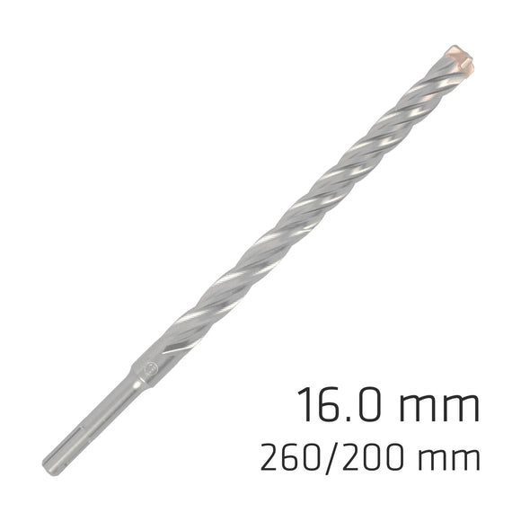 Alpen Force X 16.0 X 260/200 SDS-Plus Rebar Drill Bit X4 Cutting Edges - image 01