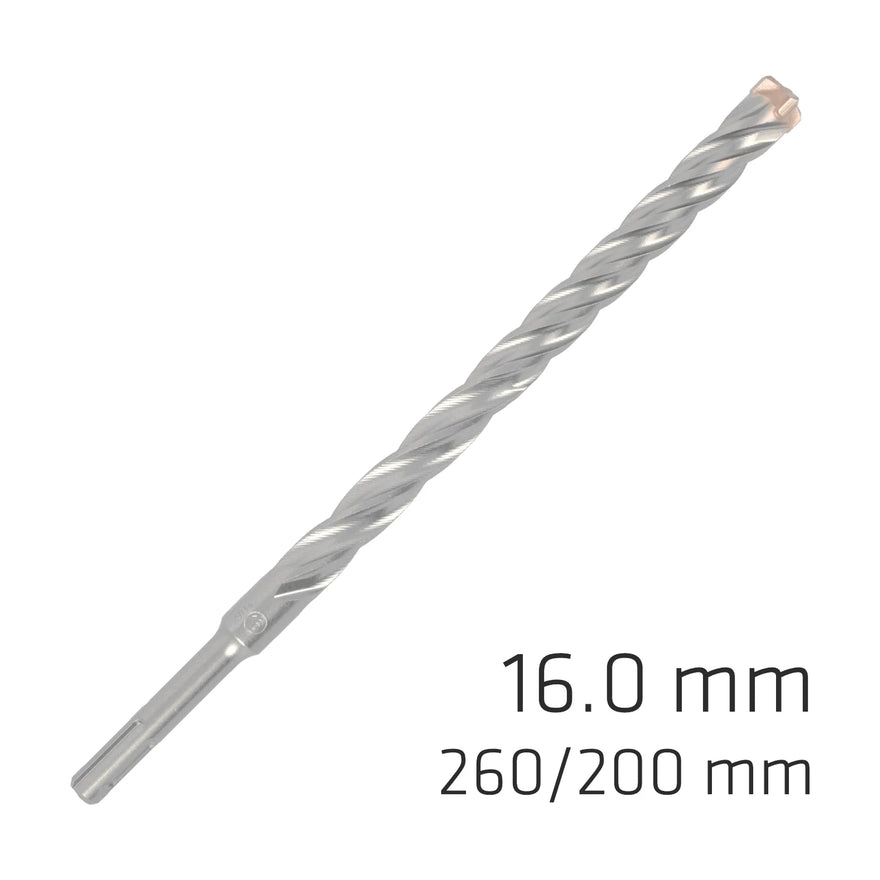 Alpen Force X 16.0 X 260/200 SDS-Plus Rebar Drill Bit X4 Cutting Edges - image 01