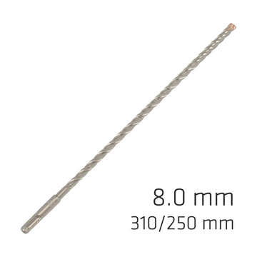 Alpen Force X 8.0 X 310/250 SDS-Plus Rebar Drill Bit X4 Cutting Edges - image 01