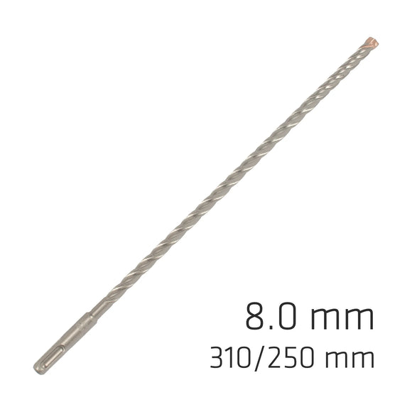 Alpen Force X 8.0 X 310/250 SDS-Plus Rebar Drill Bit X4 Cutting Edges - image 01