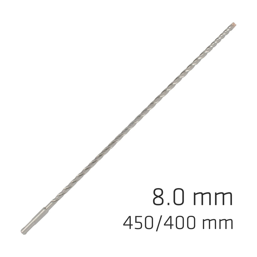 Alpen Force X 8.0 X 450/400 SDS-Plus Rebar Drill Bit X4 Cutting Edges - image 01