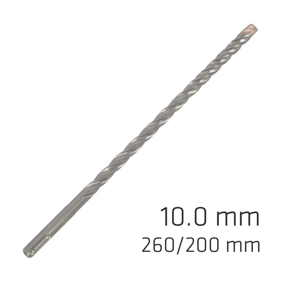 Alpen Force X 10.0 X 260/200 SDS-Plus Rebar Drill Bit X4 Cutting Edges - Bul - image 01