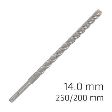 Alpen Force X 14.0 X 260/200 SDS-Plus Rebar Drill Bit X4 Cutting Edges - Bul - image 01